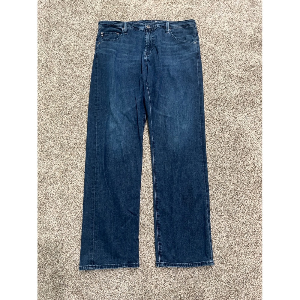 AG Adriano Goldschmied The Ives Modern Athletic Jeans Dark Wash 38x32 USA